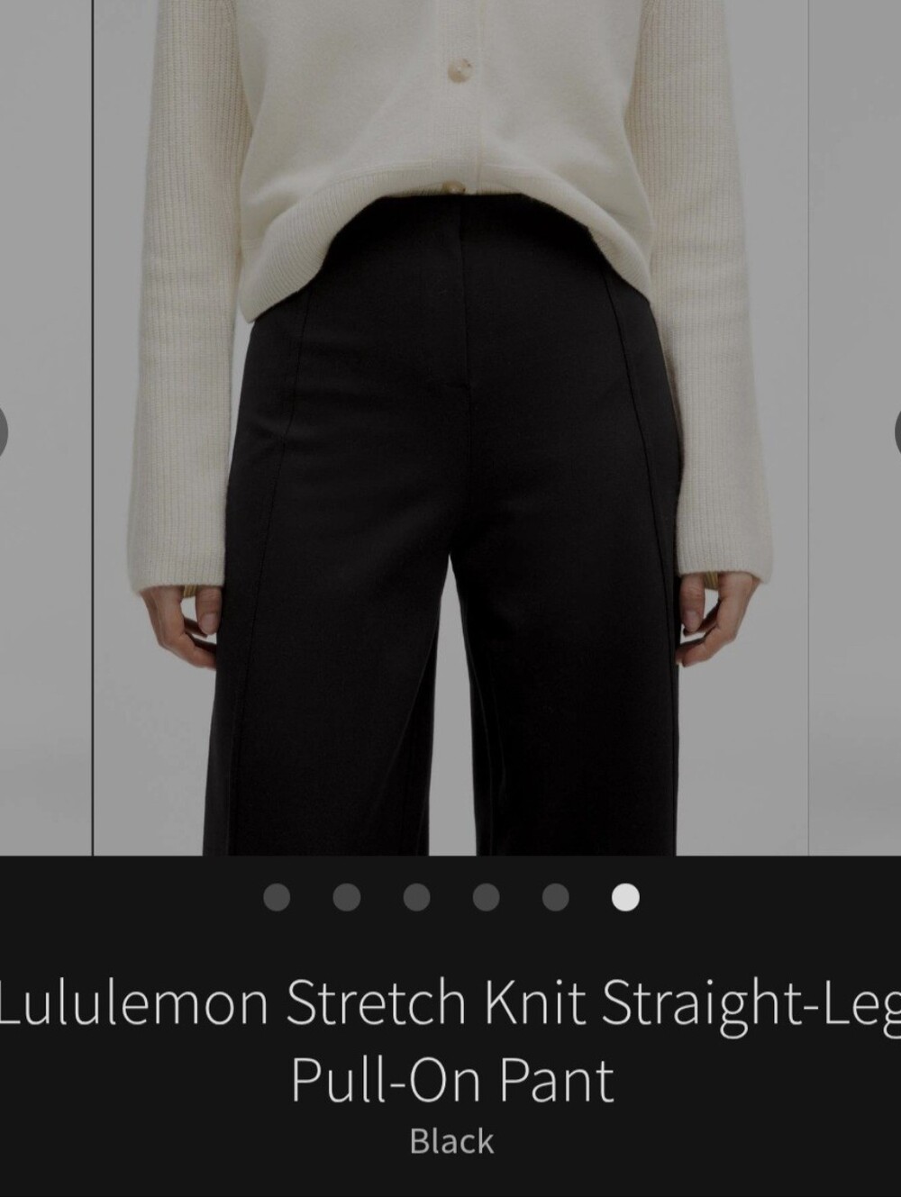 Wide-Leg Black Pants